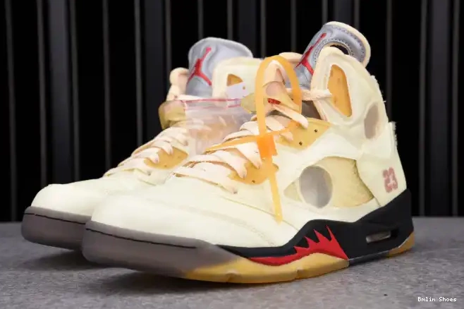 Bmlin Retro Jordan 5 OFF-WHITE DH8565-100 Sail 0602